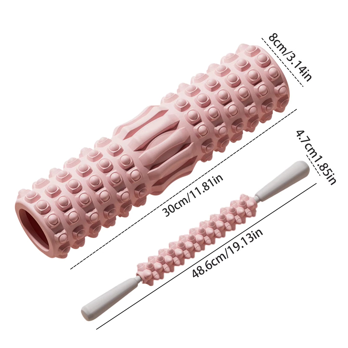 Gym Fitness Yoga Foam Roller Pilates Yoga Exercise Back Muscle Massage Roller Stretching Exercise Yoga Fitness Training Roller